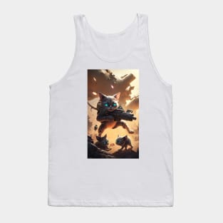 Action Cat Tank Top